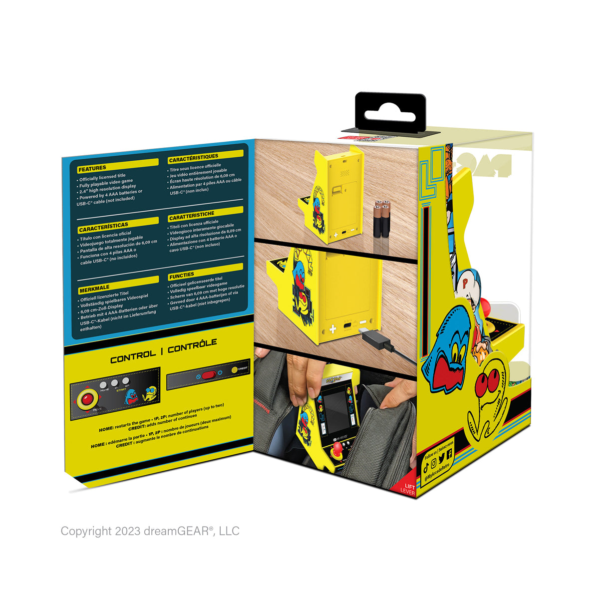 NANO PLAYER 4,8" PAC-MAN PORTABLE