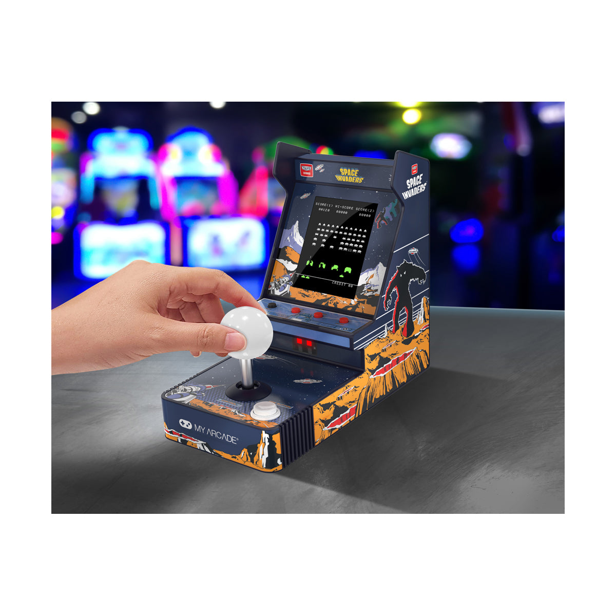 JOYSTICK PLAYER 6.8" SPACE INVADERS