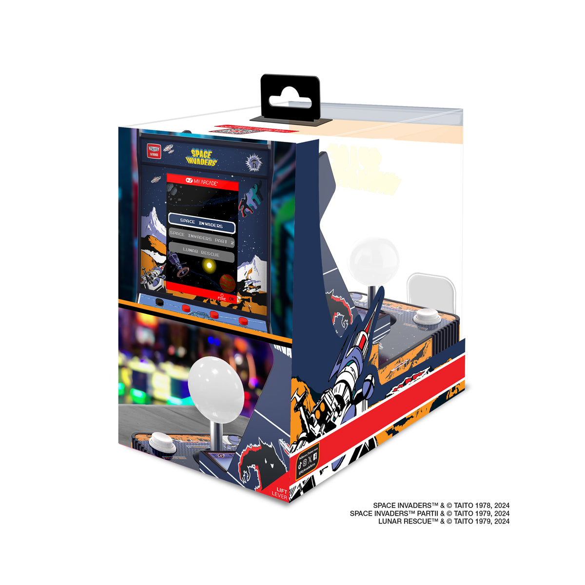 JOYSTICK PLAYER 6.8" SPACE INVADERS