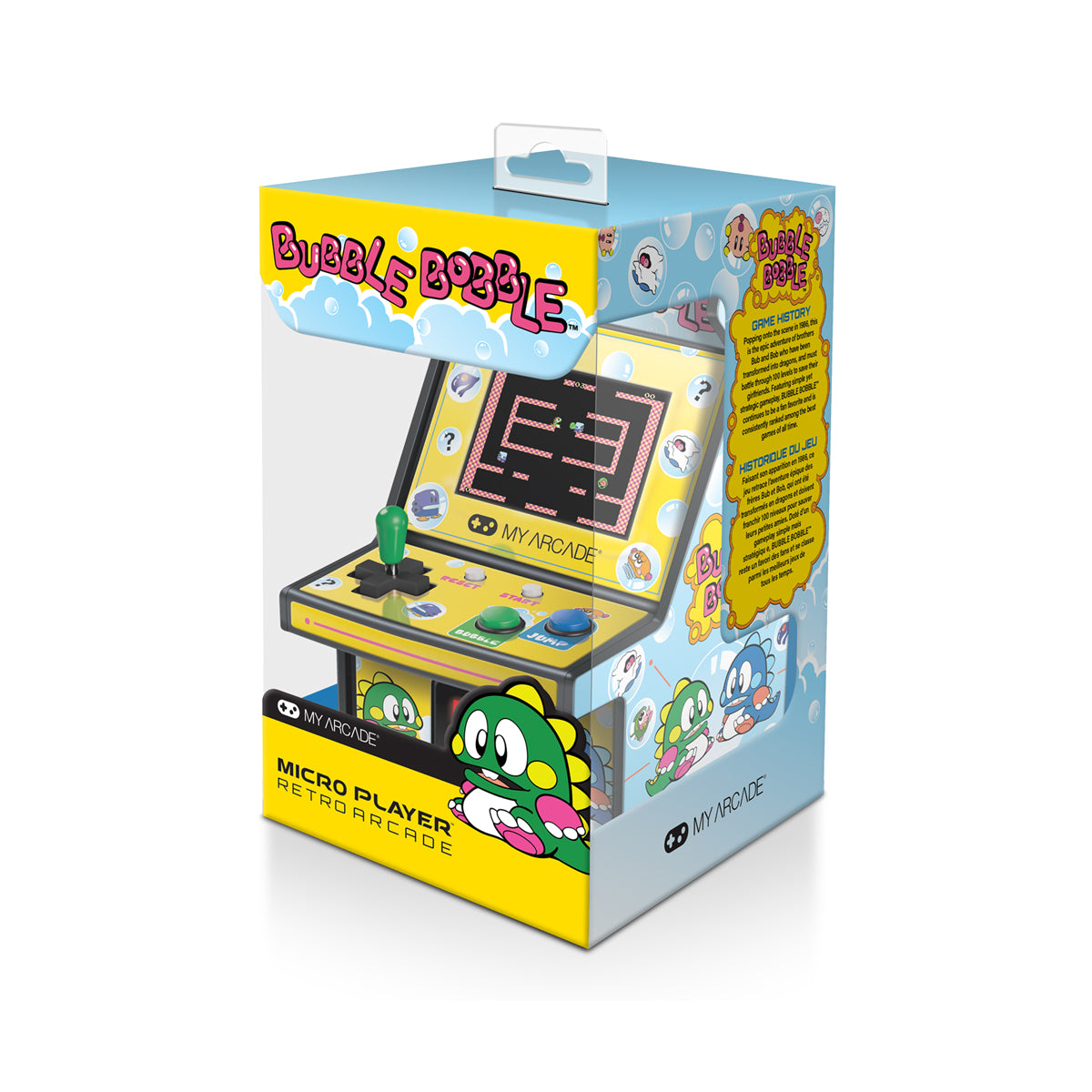 MICRO PLAYER 6.75" BUBBLE BOBBLE COLLEC