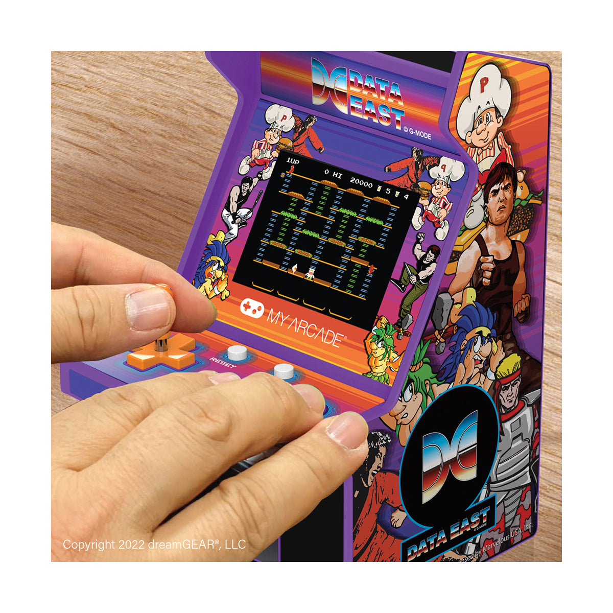 MICRO PLAYER 6.8" DATA EAST BURGER TIME