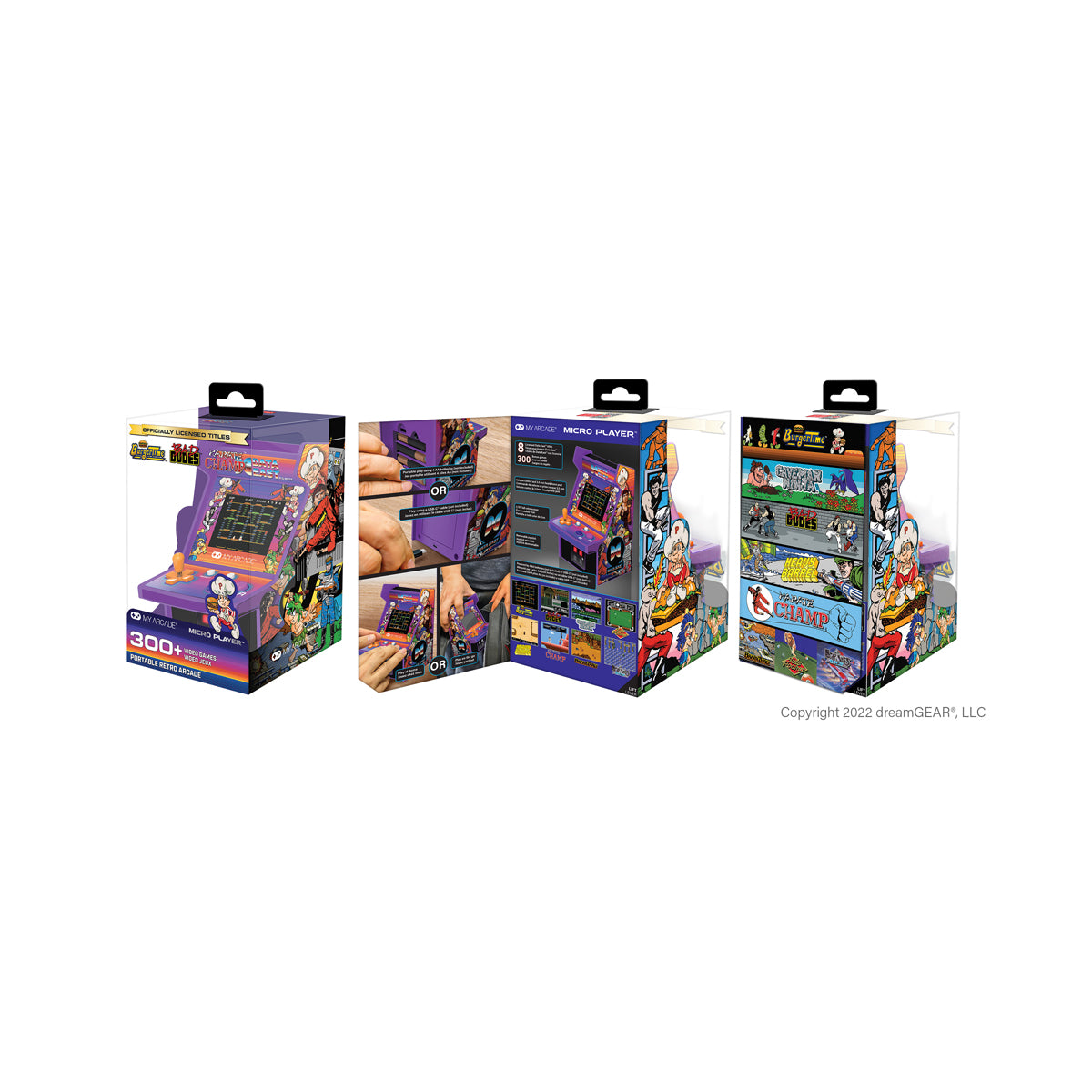 MICRO PLAYER 6.8" DATA EAST BURGER TIME