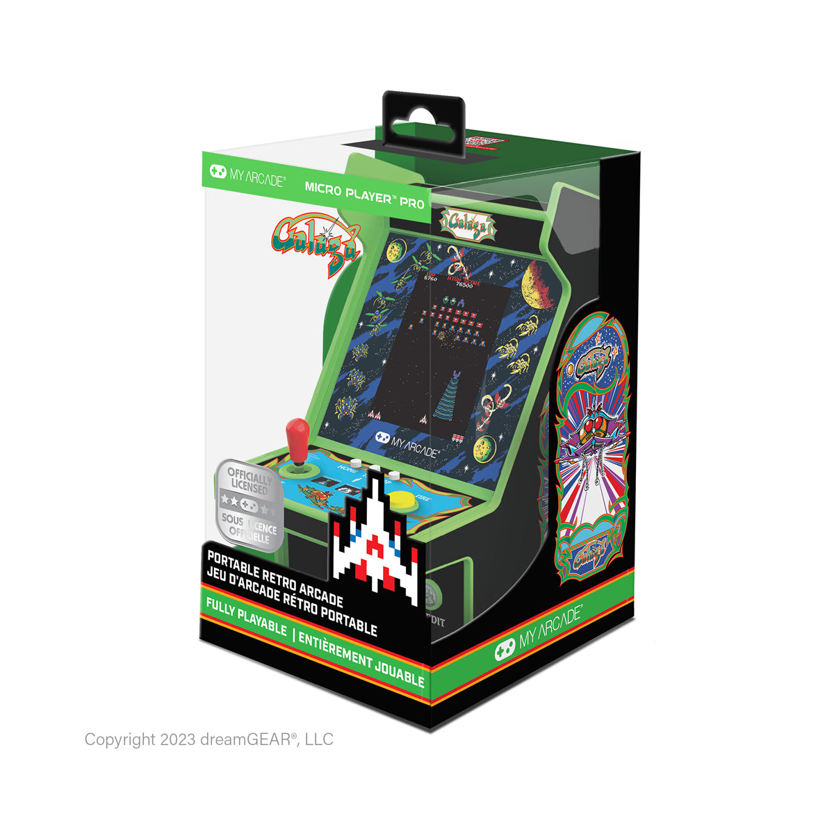 MICRO PLAYER PRO 6.7" GALAGA PORTABLE