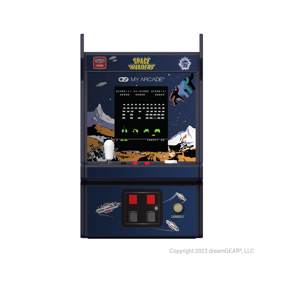 MICRO PLAYER PRO 6.7" SPACE INVADERS