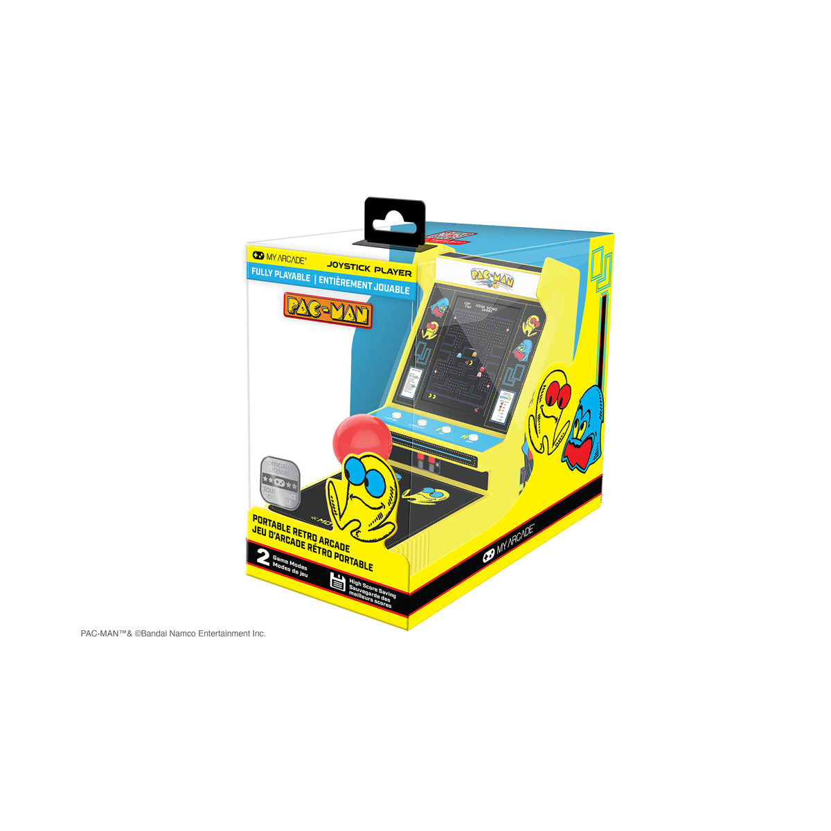 JOYSTICK PLAYER 6.8" PAC-MAN